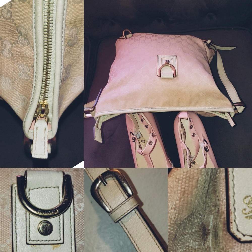 Gucci Monogram Abbey Messenger Pastel Pink Messenger … Gem